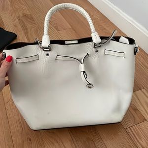 White Michael Kors purse